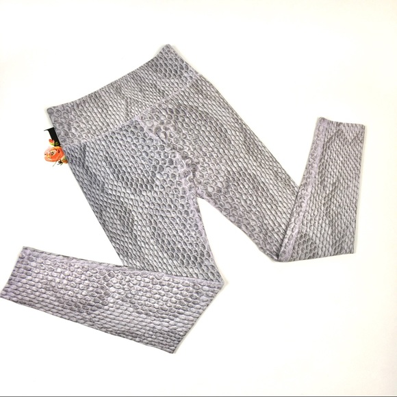 Noli Yoga Leggings Python Print Compression Soft S - Picture 2 of 8